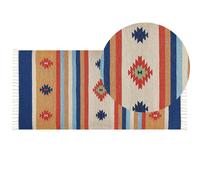 Cotton Kilim Area Rug 80 x 150 cm Multicolour TARONIK