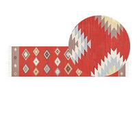 Cotton Kilim Runner Rug 80 x 300 cm Multicolour LORUT