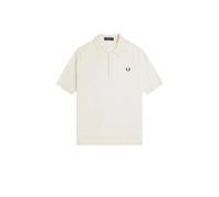 Fred Perry Knitted Shirt - Ecru M M