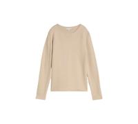 Cotton Knit Pullover for Women Tom Tailor Marron XS
