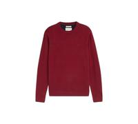 Cotton Knit Round Neck Pull Tom Tailor Rouge L