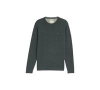 Cotton Knit Round Neck Pull Tom Tailor Vert 2XL