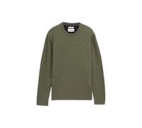 Cotton Knit Round Neck Pull Tom Tailor Vert 2XL