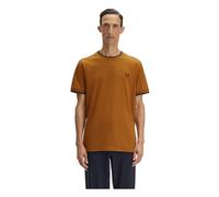 Cotton Knit T-Shirt - male - Fred Perry - T-Shirts - Brown - M - Tops M