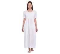 Cotton Lane Nightingales Classic White Cotton Nightdress
