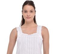 Cotton Lane Women's White Elegant Cotton Top