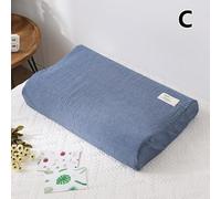 Cotton Latex Pillow Case Cover Soft Solid Color Plaid Sleeping Pillowcase For Memory Foam Pillow Latex Pillow Case 30x50/40x60cm