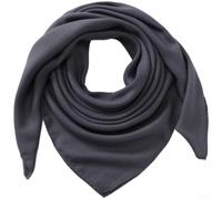 Cotton Linen Blend Square Scarf 90x90cm With Balanced Weight And Feel For Reliable Performance In Daily Wear(Dark Gray)