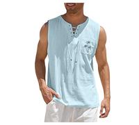 Cotton Linen Button Down Tropical Holiday Beach Shirts Men's Regular-Fit Cotton Pique Polo Shirt (Big & Tall) tshirts men uk long sleeve printed regular fit business casual shirts lilac shirt