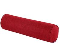 Cotton Linen Long Bolster Pillow - Solid Color Neck Support for Bed Sofa Foot & Leg Rest - Washable 220x120cm Feather Cotton Pillowcase