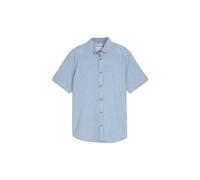 Cotton-Linen Shirt Tom Tailor Bleu 2XL