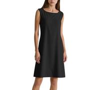 Cotton Linen Sleeveless Dresses for Women UK Elegant Casual Wide Strap Dress Lightweight Summer Beach Short Sundress Hot Weather My Orders Sale Clearance Deals Order 2025 Black