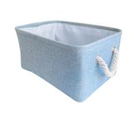 Cotton Linen Storage Basket Desktop Organizer for Home and Bedroom