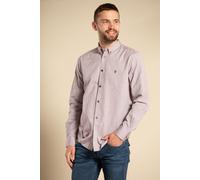 Cotton Long Sleeve Oxford Shirt French Connection Burgundy S