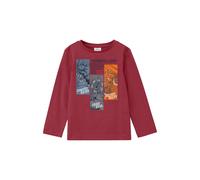 Cotton Long Sleeve T-Shirt with Front Print Child s.Oliver Rouge 2/3 years