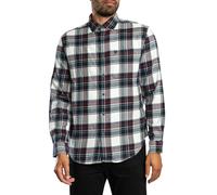 Cotton Lumberjack Shirt Skylar Check White L