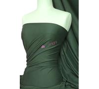 Cotton Lycra Elastane Jersey Fabric | Soft & Breathable 4 Way Stretch Material | 50+ Colours | Oeko-Tex Certified | by Tia Knight (Q35) (Thyme Green)