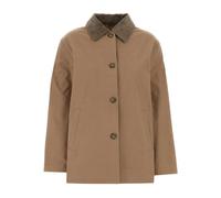 Cotton Mac Coat - male - Calvin Klein - Single-Breasted Coats - Brown - XS - Coats XS