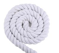 Cotton Macrame Cord, Twisted Cotton Cord Macrame Rope 8mm 5-10m Multi 3-Strand DIY Handmade Wall Hanging Sewing