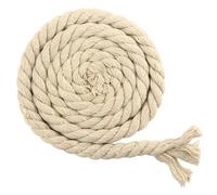 Cotton Macrame Cord, Twisted Cotton Cord Macrame Rope 8mm 5-10m Multi 3-Strand DIY Handmade Wall Hanging Sewing