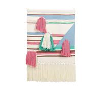 Fabric Wall Hanging MOOLA Cotton 109 cm Light Beige