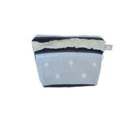 Cotton Makeup Case with Adjustable Sections Compact Travel Jewelry & Small Items Storage (117) Thin Fabric Cosmetic Case