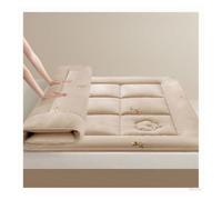 Cotton Mattress Soft Padded Bed Mattress for Rent Properties Hotels Living Rooms and Bedrooms 2.3CM Thick 90X200CM Cozy Bedding Essential (Camel)