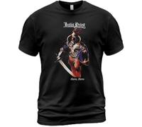 Cotton Men T Shirt Judas Priest Hero, Hero Album Ian Hill Rob Halford Glenn Tipton Black