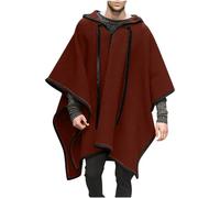 Cotton Mexican Style Hooded Poncho Unisex Hooded Poncho - Poncho for Men - Handmade Poncho Comfortable Clothing for Men Alpaca Poncho Hooded Poncho Coat Warm Soft Coat Winter Jacket