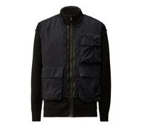 Cotton Mixed Zipped Cardigan - male - C.P. Company - Light Jackets - Blue - M - Jackets M