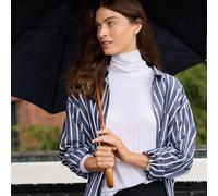 Cotton-modal Roll Neck Top lands end White 20