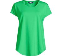 Cotton Modal Scoop Neck T-shirt lands end Bottle Green 20-22