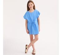 Cotton Muslin Beach Tunic blue