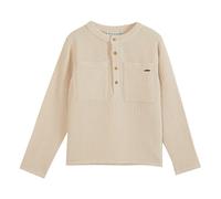 Cotton Muslin Kurta Shirt Ecru 12 months