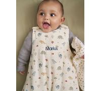 Cotton Muslin Sleeping Bag, MINISAURUS multicoloured