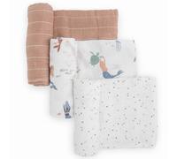 Cotton Muslin Swaddle 3 Pack Set