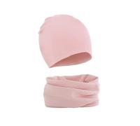 Cotton Newborn Baby Winter Hat and Scarf Set for 1-7 Years Newborn Baby Beanie Hat Kids Tube Cotton Loop Scarfs