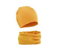 Cotton Newborn Baby Winter Hat and Scarf Set for 1-7 Years Newborn Baby Beanie Hat Kids Tube Cotton Loop Scarfs