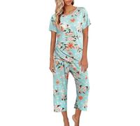 Cotton Nighties For Older Ladies - Womens Short Pyjamas Set Floral - Long