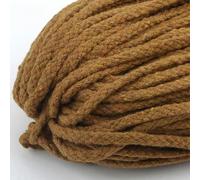 Cotton Nylon Braided Cord 5mm Nylon Cotton Twisted Cord Thread For DIY Sewing Leather Craft 5 meters Multicolor(D)