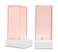 Cotton Pad Dispenser, Automatic Cotton Pad Holder, Square Press Out Holder for Makeup Removers Pad Cosmetic Cotton, Automatic Cotton Pad Dispenser for Lint Nail Wipes