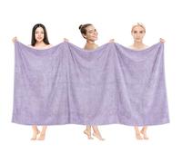 Cotton Paradise 100% Cotton 40x80 Oversized Bath Sheet, Extra Large Turkish Bath Towels for Bathroom, Lilac Bathsheet