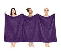 Cotton Paradise 100% Cotton 40x80 Oversized Bath Sheet, Extra Large Turkish Bath Towels for Bathroom, Purple Bathsheet