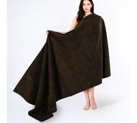Cotton Paradise Oversized 40x80 Brown Bath Sheet, 100% Cotton Jumbo Large Bath Towel