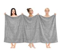 Cotton Paradise Oversized Bath Sheet 100% Cotton 40x80 Clearance Bath Towel Sheet, Extra Large Bath Towel for Bathroom and Pool, Light Gray Bathsheet
