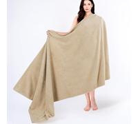 Cotton Paradise Oversized Bath Sheet, 100% Cotton 40x80 Clearance Bath Towel Sheet, Jumbo Large Bath Towel for Bathroom, Sand Taupe Bath Sheet