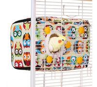 Cotton Parrot House Parrot House Winter Warm Bird Cage with Cartoon Pattern Parrot Cage Accessories Retractable Parakeet Parakeet Parakeet Bed