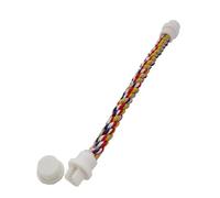 Cotton Parrot Rope Toys - Bird Rope Perche | Pets Parakeet Toys | Colorful Swing Game | Multi Size Spiral Parrot Toy for Cockatiels Bird Ropes Perches Birds Cage Accessories