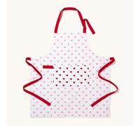 Cotton Pink And Red Hearts Kitchen Double Oven Gloves Apron Towel Pot Holder