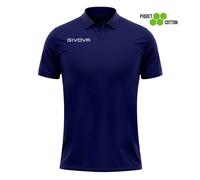 Cotton pique Polo shirt Givova Summer Bleu M